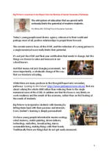 Looking To The Future - BP response
