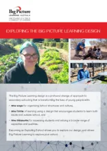 Exploring the Big Picture Learning Design Brochure
